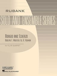 ADAGIO AND SCHERZO FLUTE QUARTET cover